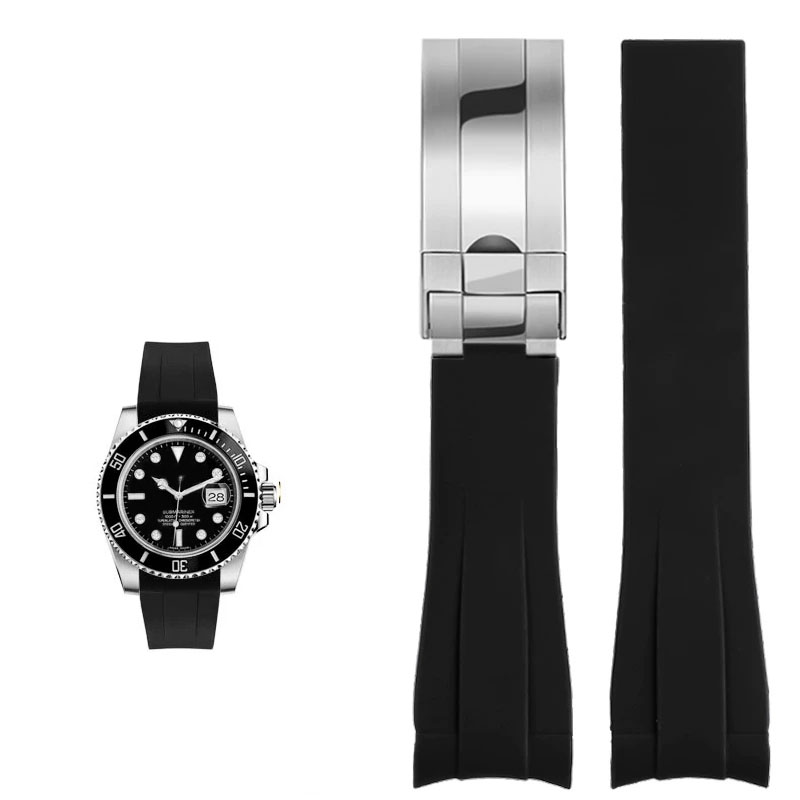 Rolex Watch Submariner - Für Rolex 20mm Silikon-Uhrenzubehör Original GMT