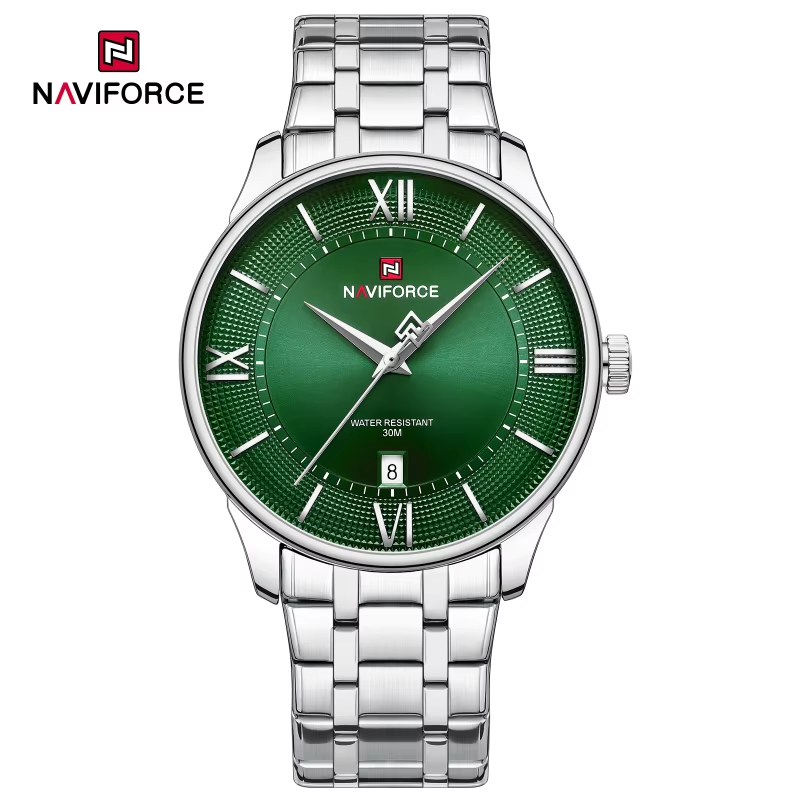 Quiet Luxury Watch Men - NAVIFORCE Herren-Mode-Quarzuhr, schlicht, wasserdicht, mit automatischem
