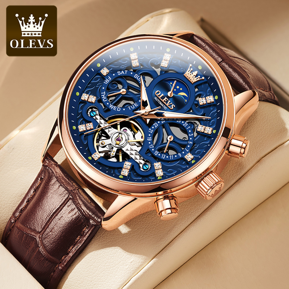 Luxury Watch Winder - OLEVS 6658 Original Marke Automatische Uhr