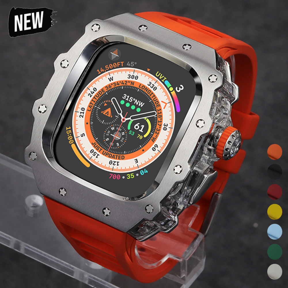 Luxury Watch Kit - Luxuriöses Modifikationsset für Apple Watch Ultra