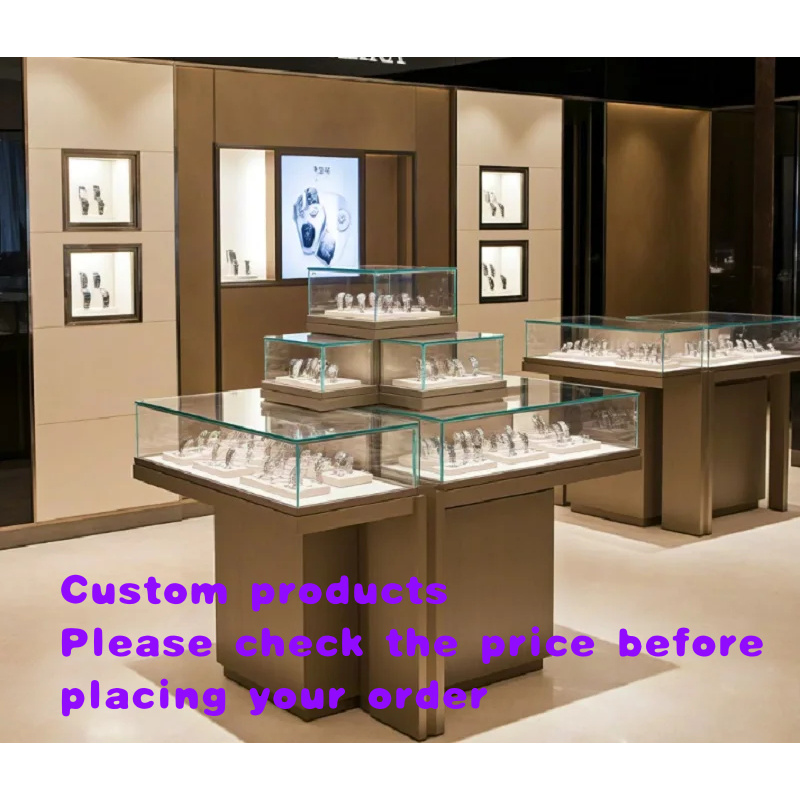 Luxury Watch Levels - Maßgefertigter Luxus-Uhrenständer mit mehreren Ebenen, Premium-Edelstahl-Schmuckdisplay