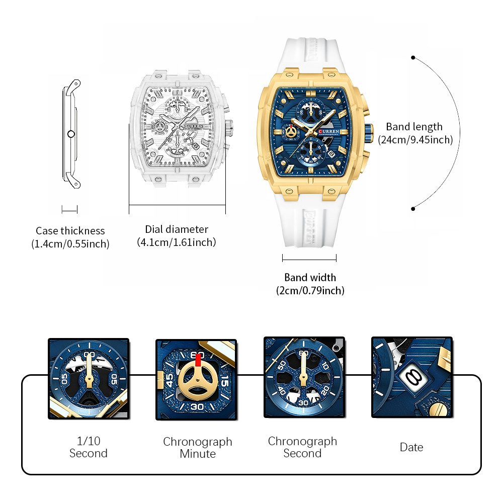 CURREN Luxus-Vintage-Uhr für H – Luxury Watch For Men Bewertung und Preis