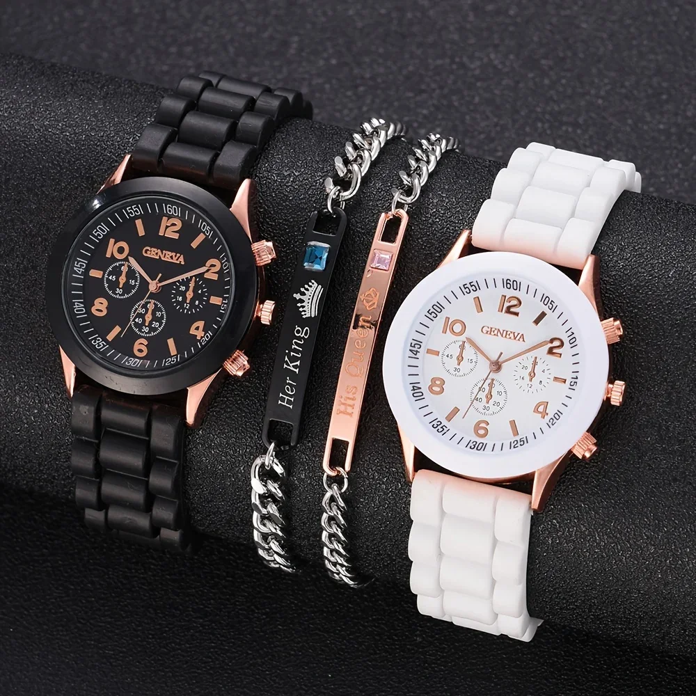 2Pcs Luxus frauen Uhr Set Mode – Luxury Watch Kit Bewertung und Preis