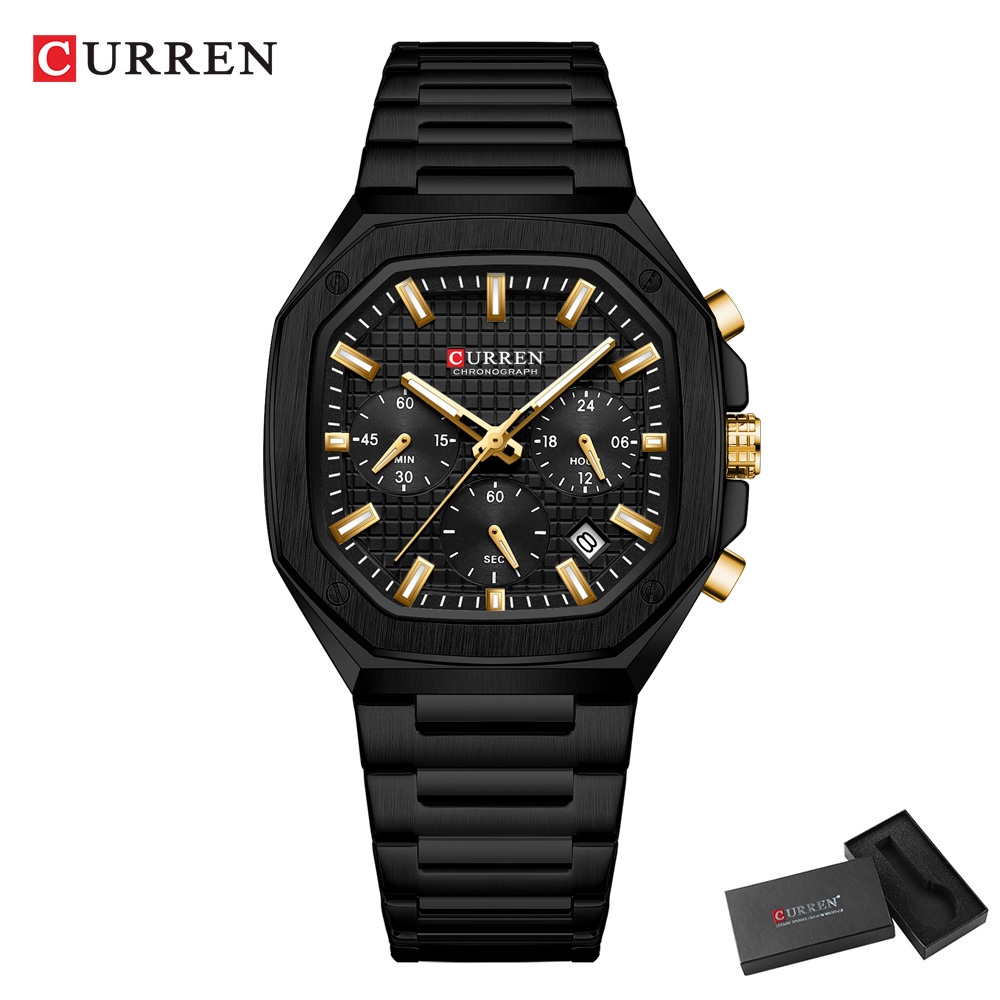 CURREN Luxuriöse quadratische  – Luxury Watch For Men Bewertung und Preis