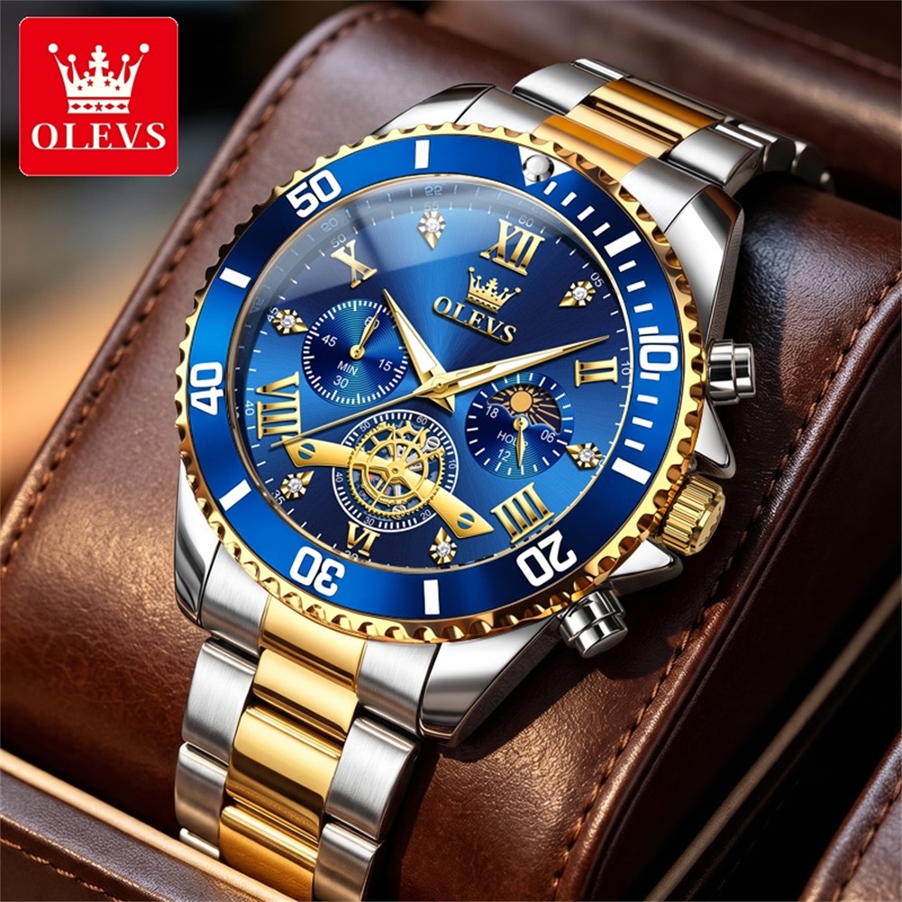 Luxuriöse OLEVS Quarz-Armbandu – Luxury Watch Winder Bewertung und Preis