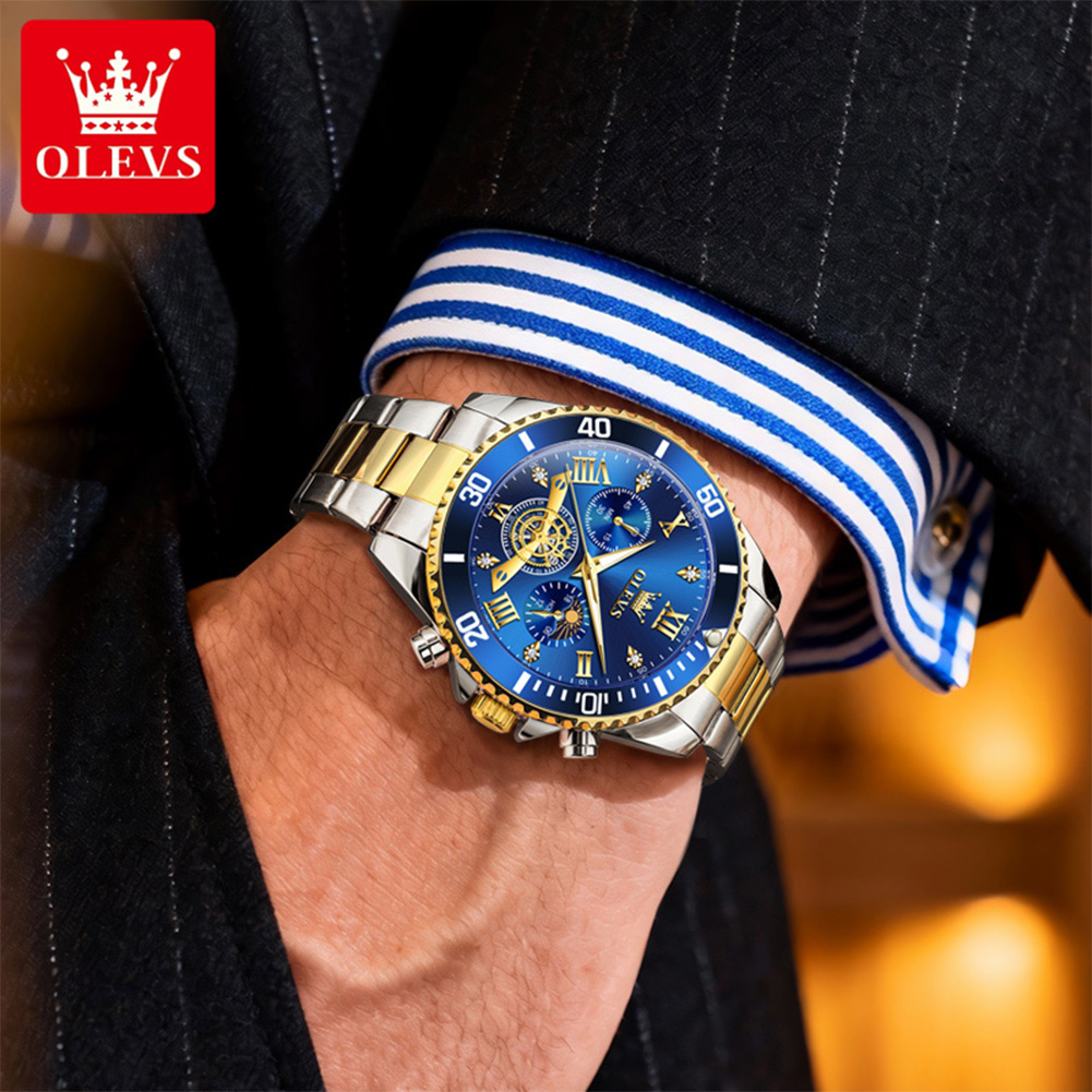 Luxuriöse OLEVS Quarz-Armbandu – Luxury Watch Winder Bewertung und Preis